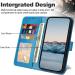 Shop SRISHP Blue PU Leather Flip Wallet Case for Oppo A74 5G & A54 5G | Magnetic Folding Cover for OnePlus Nord N200 - International Shipping Available - Buy Online on GoSupps.com