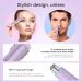 Nose Hair Trimmer for Women - 2 in 1 Painless Eyebrow & Facial Hair Remover | USB Rechargeable | Easy to Clean | Double Edged Blades | Purple - Buy Online on GoSupps.com