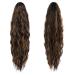 Shop Fine Long Braid Ponytail Hair Extensions - Wavy Curly Synthetic Clips in Black Brown & Blonde - 65cm for Women - Buy Online on GoSupps.com