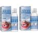 Flipped war and denture of provisional teeth temporary tooth repairs for missing broken teeth thermal adhesive beads pearls instant veneers dentures