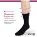 Men's Diabetic Cotton Crew Socks - Non-Binding Top, Cushion Bottom - Black, 6 Pairs (Size 10-13) - Buy Online on GoSupps.com
