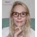 Eyekeper Cat Eye Reading Glasses for Women - Stylish Black 2.50 Reading Aid with Large Square Design & Spring Hinges - Buy Online on GoSupps.com