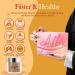 Aikker 20 Fall Colors Dip Powder Nail Kit 27 Pcs Set | Glitter Gold Dark Purple Red | Base Top Coat Activator Tools | Salon Manicure Gift | AK38 - Buy Online on GoSupps.com