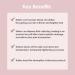 Rose Quartz Roller for Face Eye & Neck - 100% Natural Facial Massager | Lymphatic Drainage & Fine Lines Improvement - Buy Online on GoSupps.com