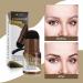 Adjustable Waterproof Eyebrow Stamp Stencil Kit with 10 Styles - Long Lasting Professional Makeup Tools in Dark Brown - Buy Online on GoSupps.com