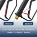 DERASL High Pressure Washer Gun 4000 PSI M22 14mm for Karcher High-Pressure Hose Quick Connect Connector 5 1/4 inch Quick-Connect Nozzles for Car Washer Cleaning Tool - Buy Online on GoSupps.com
