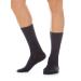 RELAXSAN 560 Diabetic Crew Socks for Men Women Seamless Socks Non Binding for Sensitive Feet Cotton and Crabyon 2 Blue