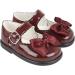 Burgundy Patent Baypods Toddler Shoes | First Walking Shoes for Baby Girls | Anti-Slip Hard Sole | Made in England | Size 2 UK - Buy Online on GoSupps.com