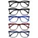 The reading glasses company big men black blue chestnut brown red readers value 5-pack spring hinges rrrrr51-113z3t +2.00 +2.00 dioptria