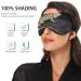 Baja Black Collared Lizard Sleep Mask - Light Blocking Eye Mask for Sleeping | Adjustable Strap | Soft & Lightweight Eye Cover for Men & Women | Perfect for Travel Naps & Work - Buy Online on GoSupps.com