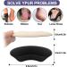 12 Pcs Premium Heel Inserts for Women & Men - Self-Adhesive Heel Protectors for Shoes Too Big - Heel Grips Liners for Relief of Heel Pain - Black & White - Buy Online on GoSupps.com