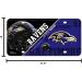 Buy NFL Baltimore Ravens Metal License Plate - Team Color | Rico Industries Unisex Design - Buy Online on GoSupps.com