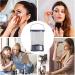 Automatic Cosmetic Brush Cleaner | Automatic Cosmetic Brushes Cleaner - Automatic Spinning Make Up Brush Cleaner for Makeup Brushes Eggs Sponges Purple - Buy Online on GoSupps.com