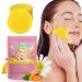 40 Pieces Acid and Turmeric Cleansing Pads Turmeric Acid Exfoliating Pads Natural Turmeric Face Cleansing Pads Cosmetic Spa sponges for Facial Cleansing Makeup