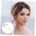 Healeved U-shaped Card Issuance Rhinestone Hair Pins Wedding Headpiece Chignon Pin Bridal Hair Accessories Hair Styling Pins Hair Barrettes Hair Decorations for Women Rhinestones - Buy Online on GoSupps.com