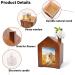 3 in 1 Dog Ashes Box Set Wooden Urns for Dogs Ashes with Urns Necklace (Heart) Monument Candle Holder Ashes Casket Keepsake Memorial Gift with Picture Frame Cremation Box for Cats Rabbit Small Pets Ashes Box+necklace Heart - Buy Online on GoSupps.com