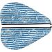 Hair Towel Wrap - Quick Drying Towel Turban with Button | Ocean On Striped Design - Buy Online on GoSupps.com