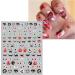 Halloween Nail Stickers 16 Sheets Self-Adhesive Nail Decal Pumpkin Ghosts Cobweb Nail Art Decoration Design Supplies - Buy Online on GoSupps.com