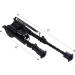 Pinty Tactical Rifle Bipod | Picatinny Rail Compatible | Adjustable Height | Hardened Steel & Aluminum - Buy Online on GoSupps.com