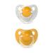 Suavinex Dreams Flat Duo Yellow Pacifier - 2 Silicone Pieces for Infants | International Shipping - Buy Online on GoSupps.com