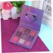Balacoo Metallic Eye Shadow Palettes 9 Eyeshadow Women Eye Shadow Makeup Palette Powder Eye Shadow Metallic Color 1 count (Pack of 1) Purple - Buy Online on GoSupps.com
