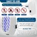 2 Packs Bug Zapper - Electronic Insect Killer - Electric Mosquito Killer Lamp - Eliminates Flying Pests Indoor with Night Light - Gnat Trap - Buy Online on GoSupps.com
