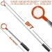Kamitty 9ft Stainless Golf Ball Retriever Tool | Telescopic | Orange | Golf Accessories for Golfers - Buy Online on GoSupps.com
