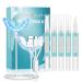 DOUCEUR Teeth Whitening Kit , Teeth Whitener with 5 Teeth Whitening Gels and 16 LED Light , Non Sensitive & Pain Free Teeth Bleaching Kit for Travel Use and Home