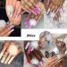 12 PCS 3D Magnetic Fluff Balls Nail Charms - Colorful Pom Pom Nail Art Supplies for Acrylic Nails - Buy Online on GoSupps.com