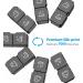 ZIKEE 30 Day Pill Organizer Monthly - Portable One Month Pill Box with 32 Compartments for Vitamins and Medications - Black - Buy Online on GoSupps.com