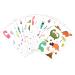 Monster, Pirate, Dinosaur Assorted Temporary Tattoos for Kids - 172pcs | Konsait - Perfect Party Favors for Boys and Girls - Buy Online on GoSupps.com