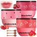 3 PCS Bee Lip Balm Honey Pot Watermelon & Cherry & Strawberry Lip Mask Overnight Propolis Moisturizing Lip Balm Hydrating Prevention Dry and Crack Lip Scrubs Exfoliator Lip Wrinkle Care (Set C)