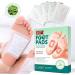 Detox Foot Pads for Stress Relief & Deep Sleep 20 Pieces with Vinegar & Ginger Powder | Improve Sleep Quality & Blood Circulation - Buy Online on GoSupps.com