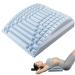 Royouzi back extensor and neck extension 2 in 1 refresh back extensor for relief lumbar pillow orthopedic to relieve back pain neck pain (blue)