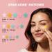 Pimple Patches 5 Color 200 Spot Patches Hydrocolloid Patches Drug-Free Non-Drying No Scars & 100% Safe Pimple Acne Patch 4-7 Hours Relieves S/M/L Sizes Star Pimple Patches - Buy Online on GoSupps.com