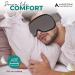 Buy Modern Advantage 3D Sleeping Eye Mask with Earplugs | 100% Light Blocking Sleep Mask for Men & Women | Travel Nap & Yoga | Breathable & Adjustable Design - Buy Online on GoSupps.com