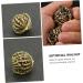 Minkissy Copper Walnut Model Nut Ornament - Handmade Brass Photo Prop 3.5x3cm Decorative Balls for Home & Massage - Pure Copper Crafts - Buy Online on GoSupps.com