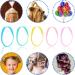 Lusofie 2500Pcs Colorful Hair Elastic Bands Small Clear Elastic Hair Bands Soft Baby Elastic Hair Ties Hair Bands for Girls Kids Braids Hair Wedding Hairstyle Multi-colored( Dark) - Buy Online on GoSupps.com