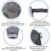 Waterproof Ostomy Bag Covers 31x18.5 cm | Adjustable Elastic Belt for Colostomy & Urostomy | Laqerjc - Buy Online on GoSupps.com