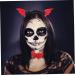 Holibanna 5 Sets Bat Headband Collar Hair Accessories for Prom Bat Wing Hair Bands Black Accessories for Women Halloween Bats Prom Hair Accessories Outfit Headdress Halloween Leather Red - Buy Online on GoSupps.com