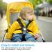 Uraqt Baby Seat Belt Shoulder Pads - Universal 2 Piece Car Seat Belt Pads Breathable Neck Support for Kids Black - Buy Online on GoSupps.com