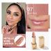 Oulac Metallic Shine Nude Lipstick - Pure Envy(07) | Vegan & Cruelty-Free Lip Color - Buy Online on GoSupps.com