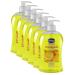 6 x Elina med - Soap/Liquid Soap - Lemon - With fresh scent (6 x 500 ml) 6 pieces (1 pack) Lemon