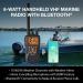 Cobra MR HH500 FLT BT Handheld Floating VHF Radio - 6W, Bluetooth, Submersible, Noise Cancelling Mic, Backlit LCD, Memory Scan - Black - Buy Online on GoSupps.com