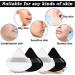 Powder Puff - 16 Pieces Pure Cotton Powder Puff include 8 pcs Triangle powder puffs with 8 pcs Round Powder Puffs Makeup Powder Puffs with Strap Makeup Tool For Cosmetic (Black+White) - Buy Online on GoSupps.com
