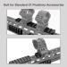 Bontok Picatinny Rail Set - Aluminum Picatinny Rails with T-Nuts, Screws & Allen Wrench - 3/5/7/9/11/13 Slot Options - Buy Online on GoSupps.com