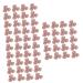 60 Pcs Clothing Accessories Temperament Yarn Flower Assorted Colorx3pcs 4.3X4.3X0.1cmx3pcs