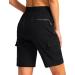 Soothfeel Women's Quick Dry 9 Hiking Cargo Shorts - Black XXL - Buy Online on GoSupps.com
