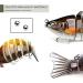 Betterjonny 5-Piece Fishing Bait Set | 10cm Multi Joint Wobbler Jerkbait - 3D Lifelike Swimbait for Hecht Barsch Zander with Hooks & Bait Box - International Shipping Available - Buy Online on GoSupps.com