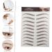 Gogogmee 9 Sheets Waterproof Eyebrow Stickers Eyebrow Stencils Imitation Eyebrow Cosmetic 6d Eyebrow Trimming - Buy Online on GoSupps.com